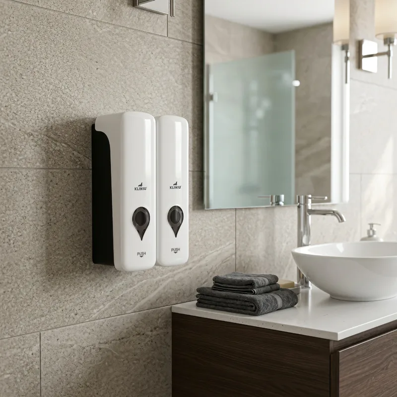Dispensador De Líquidos Doble Contenedor 600ml 4